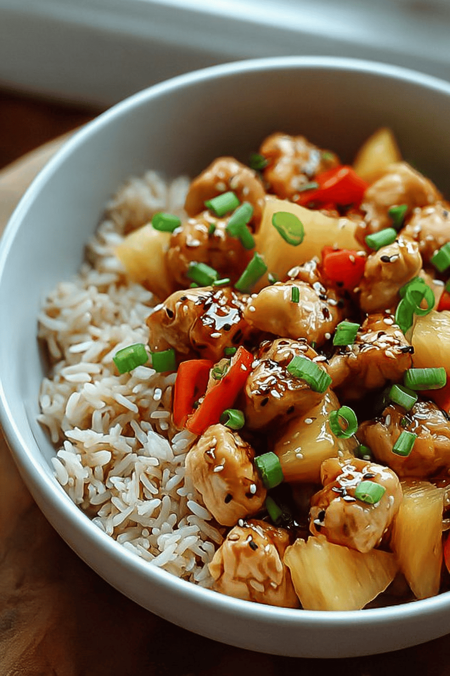 Pineapple Chicken Rice