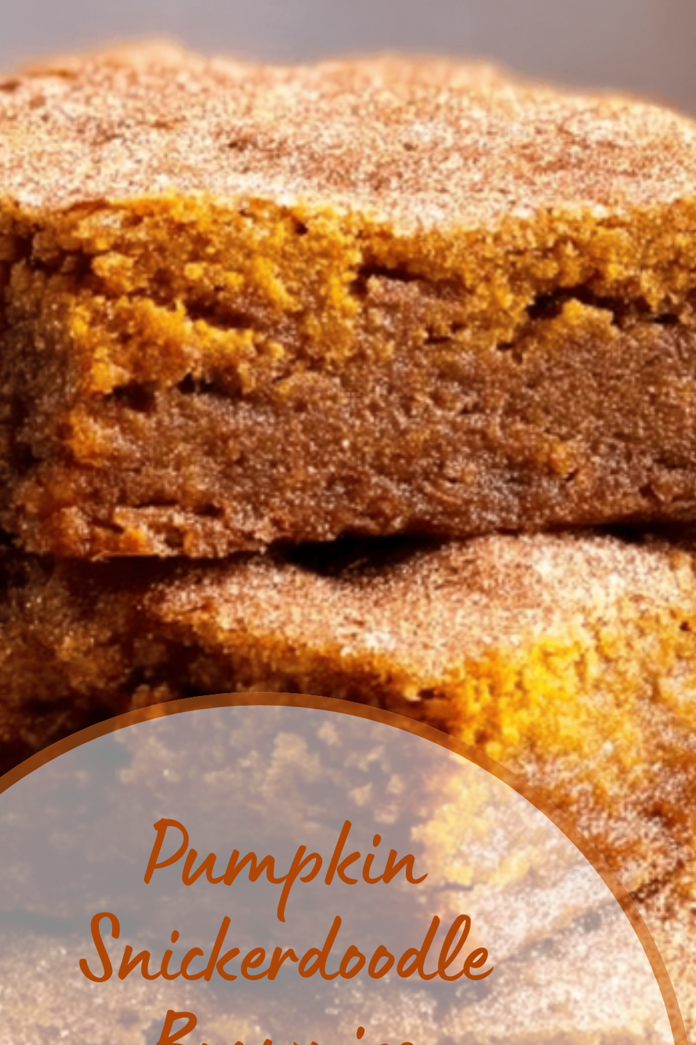Pumpkin Snickerdoodle Brownies