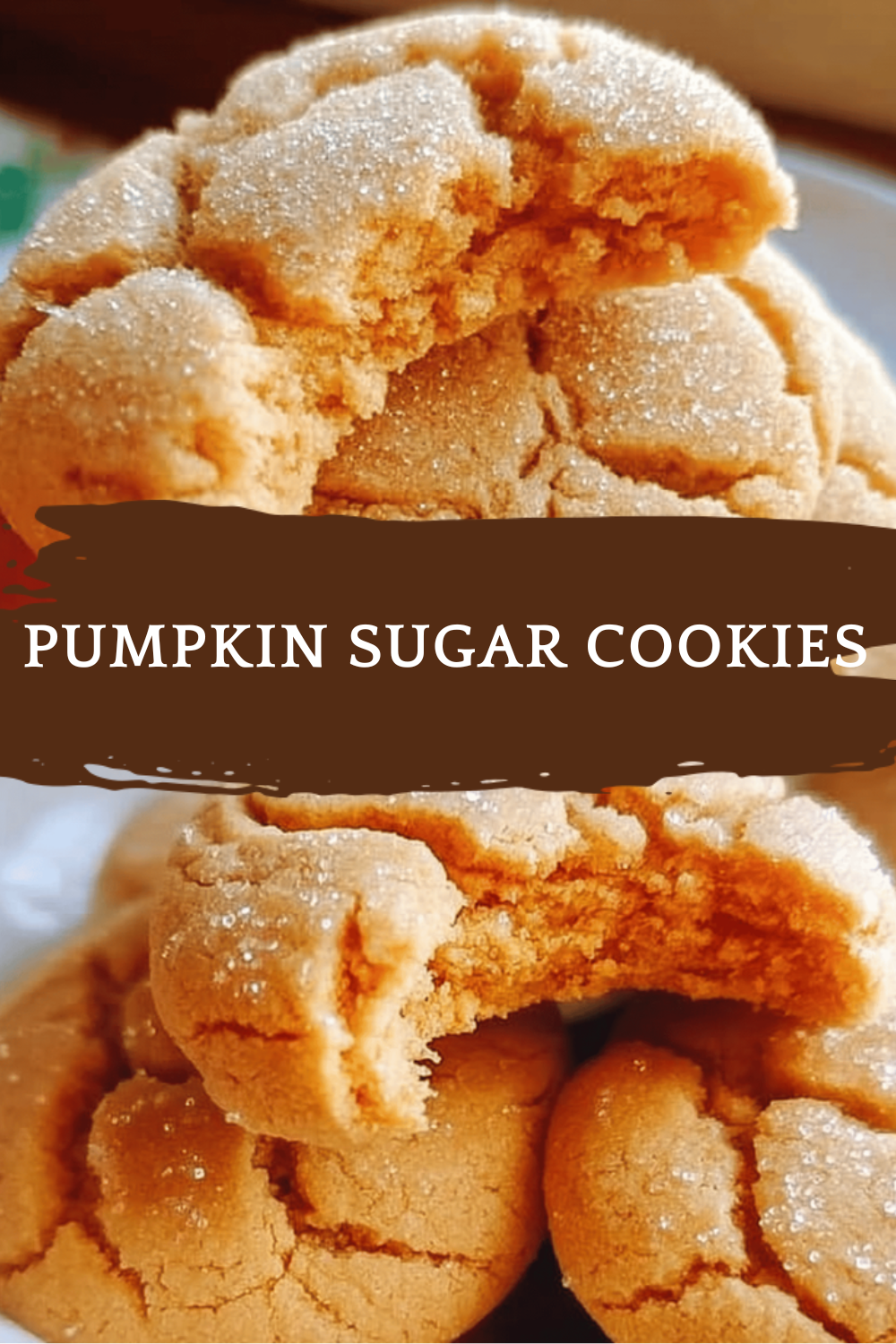 Pumpkin Sugar Cookies