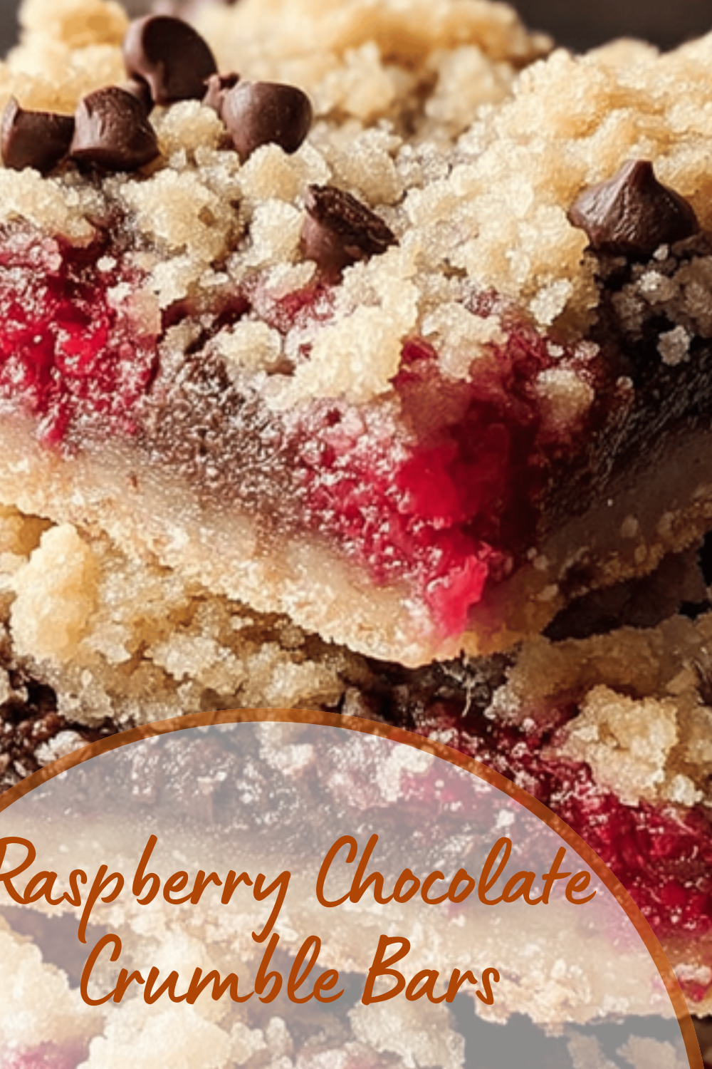 Raspberry Chocolate Crumble Bars