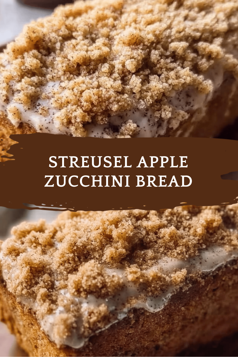 Streusel Apple Zucchini Bread
