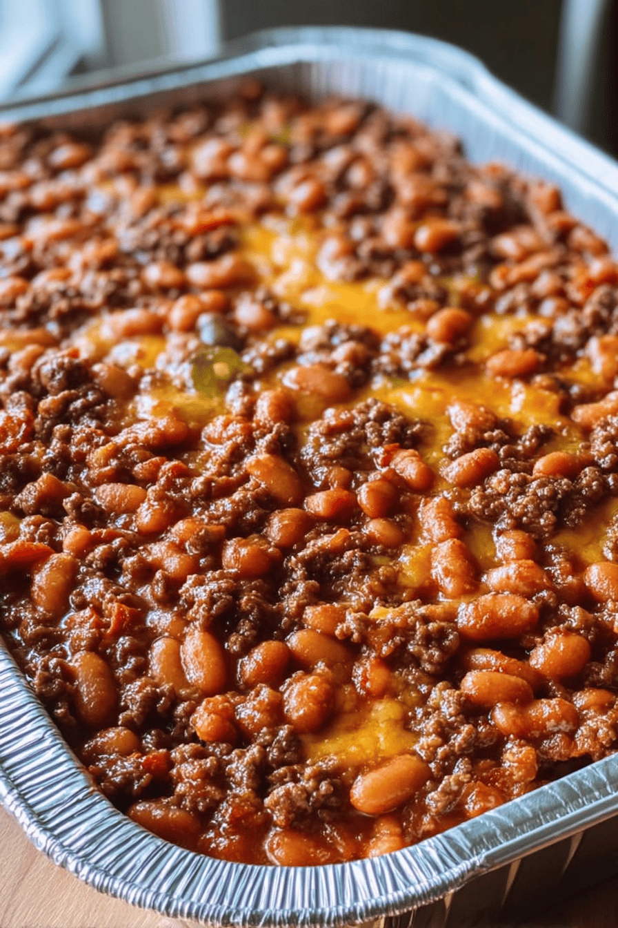 Baked Beans Ground Beef Casserole