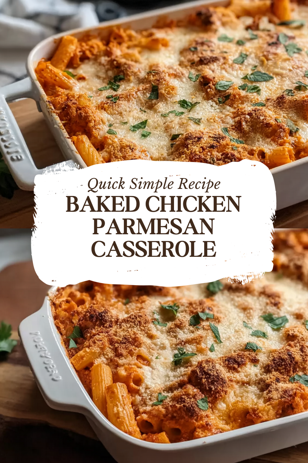 Baked Chicken Parmesan Casserole