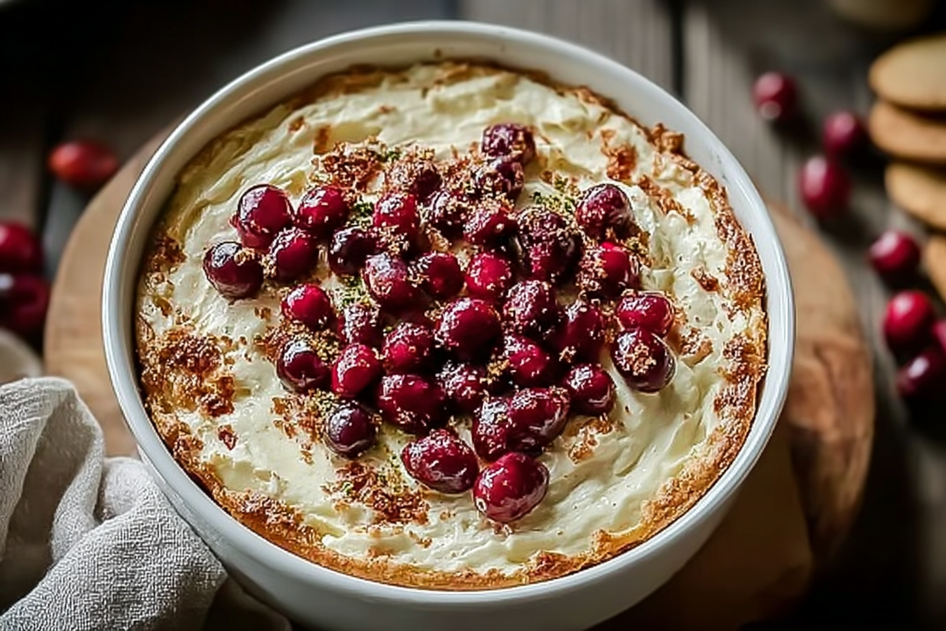Baked Cranberry Cream Cheese Dip