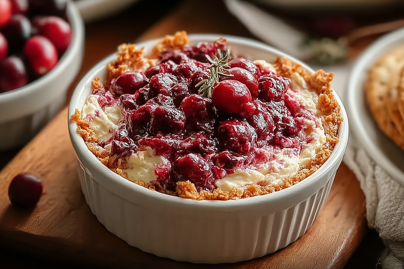 Baked Cranberry Cream Cheese Dip