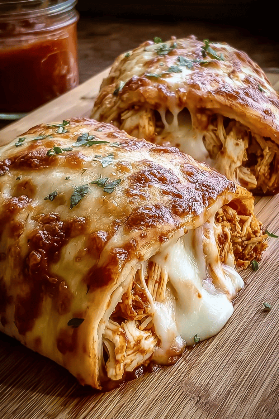 Bbq Chicken Cheese Stromboli