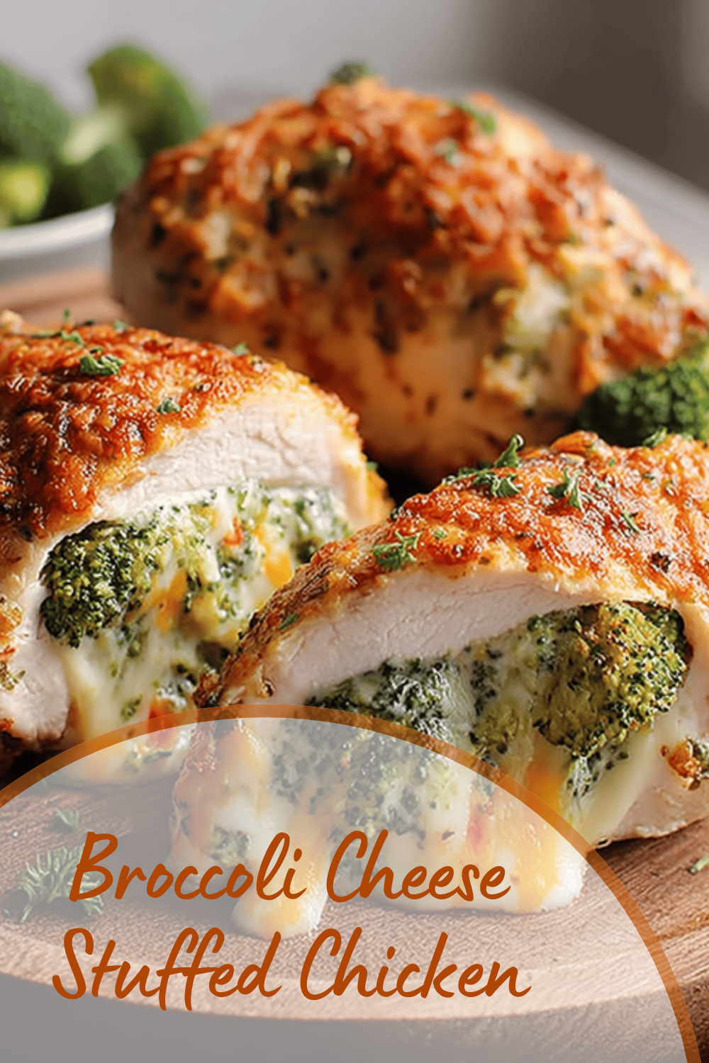 Broccoli Cheese Stuffed Chicken