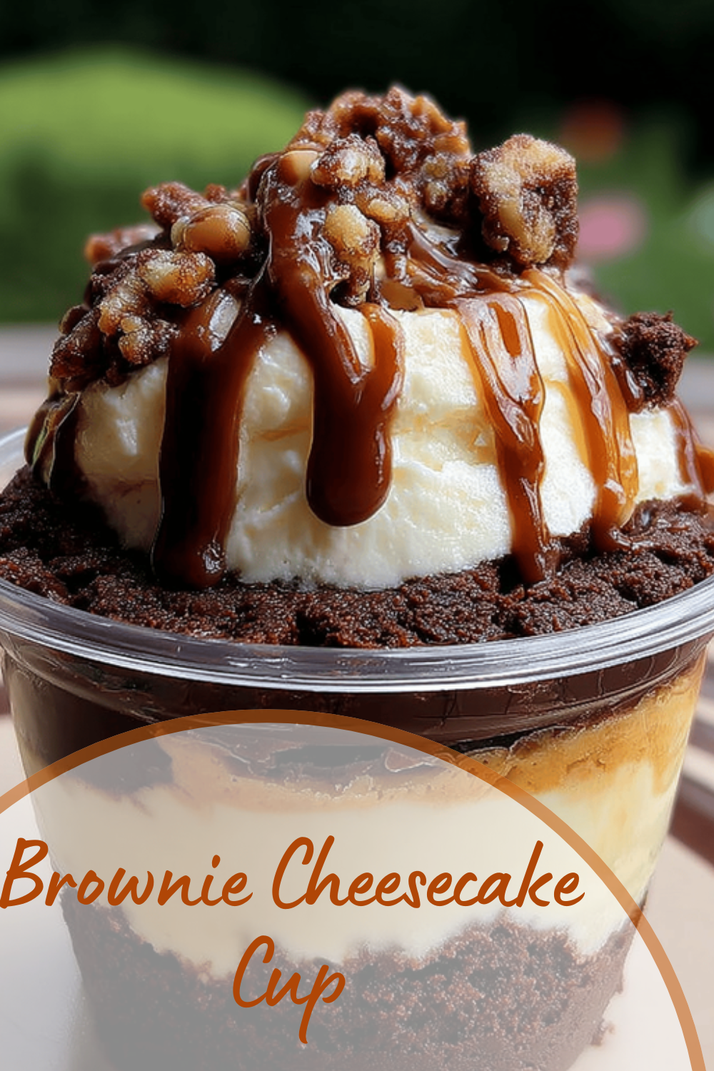 Brownie Cheesecake Cup
