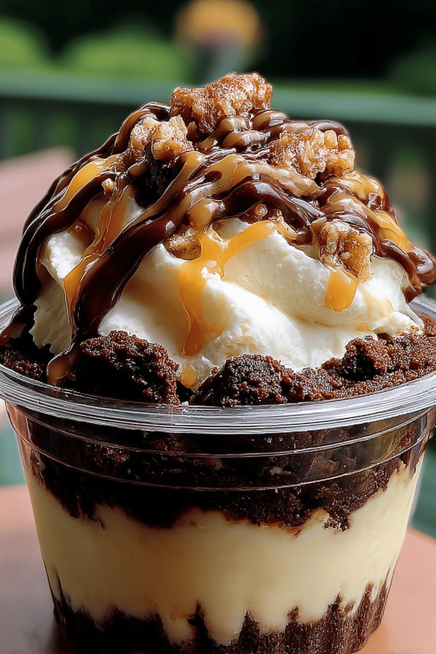 Brownie Cheesecake Cup