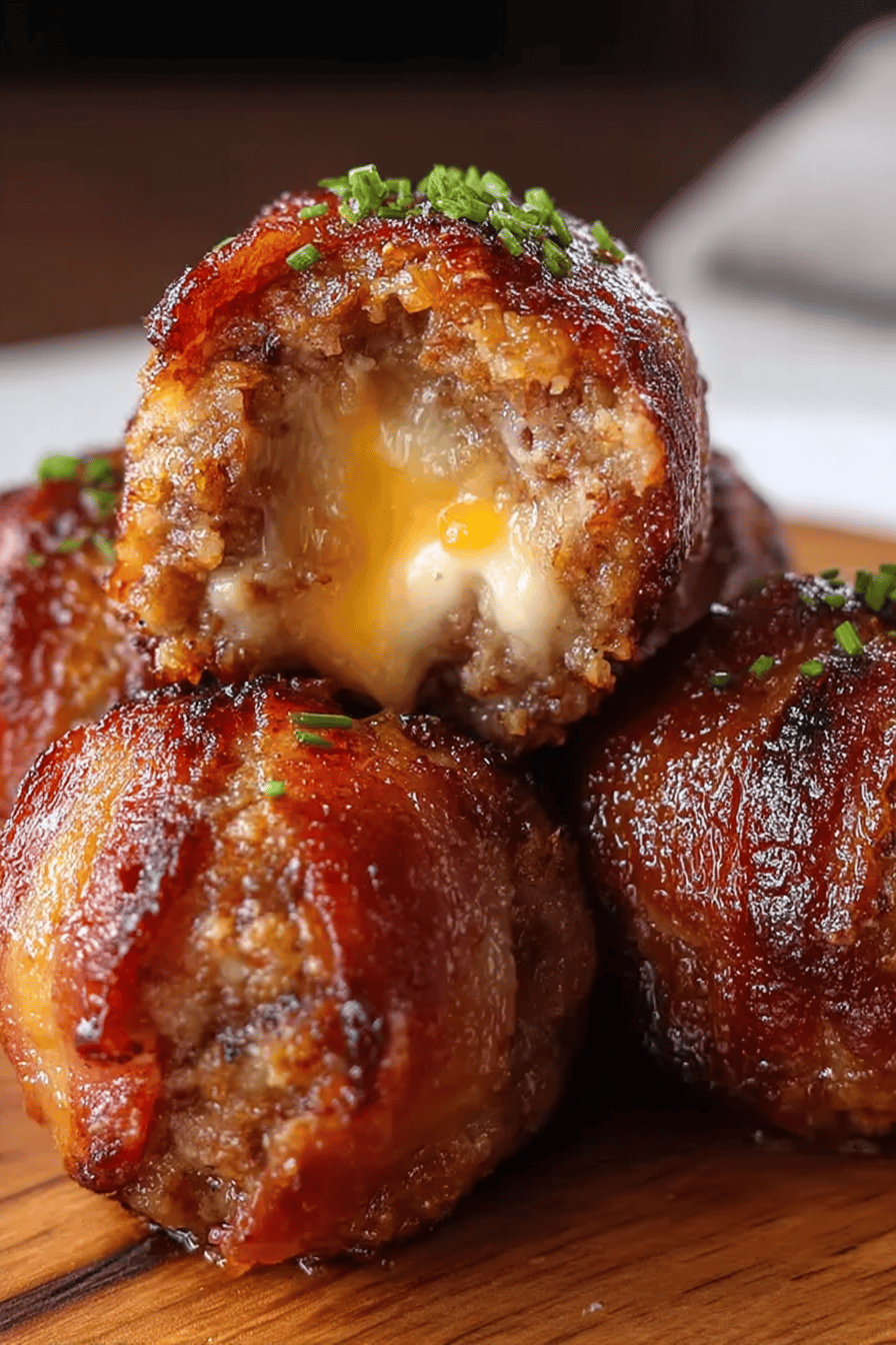 Cheddar Bbq Bacon Bombs