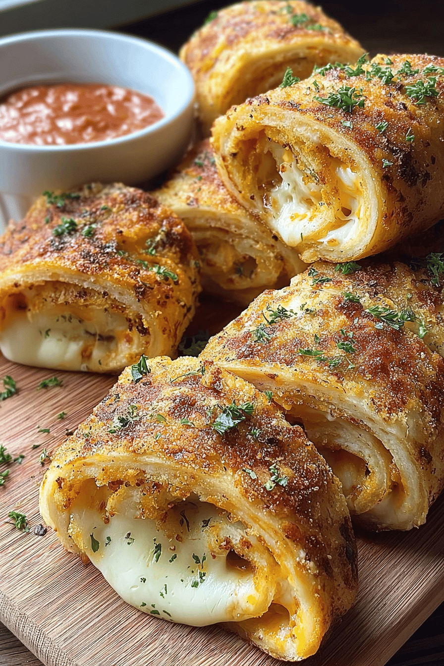 Cheesy Garlic Butter Rollups
