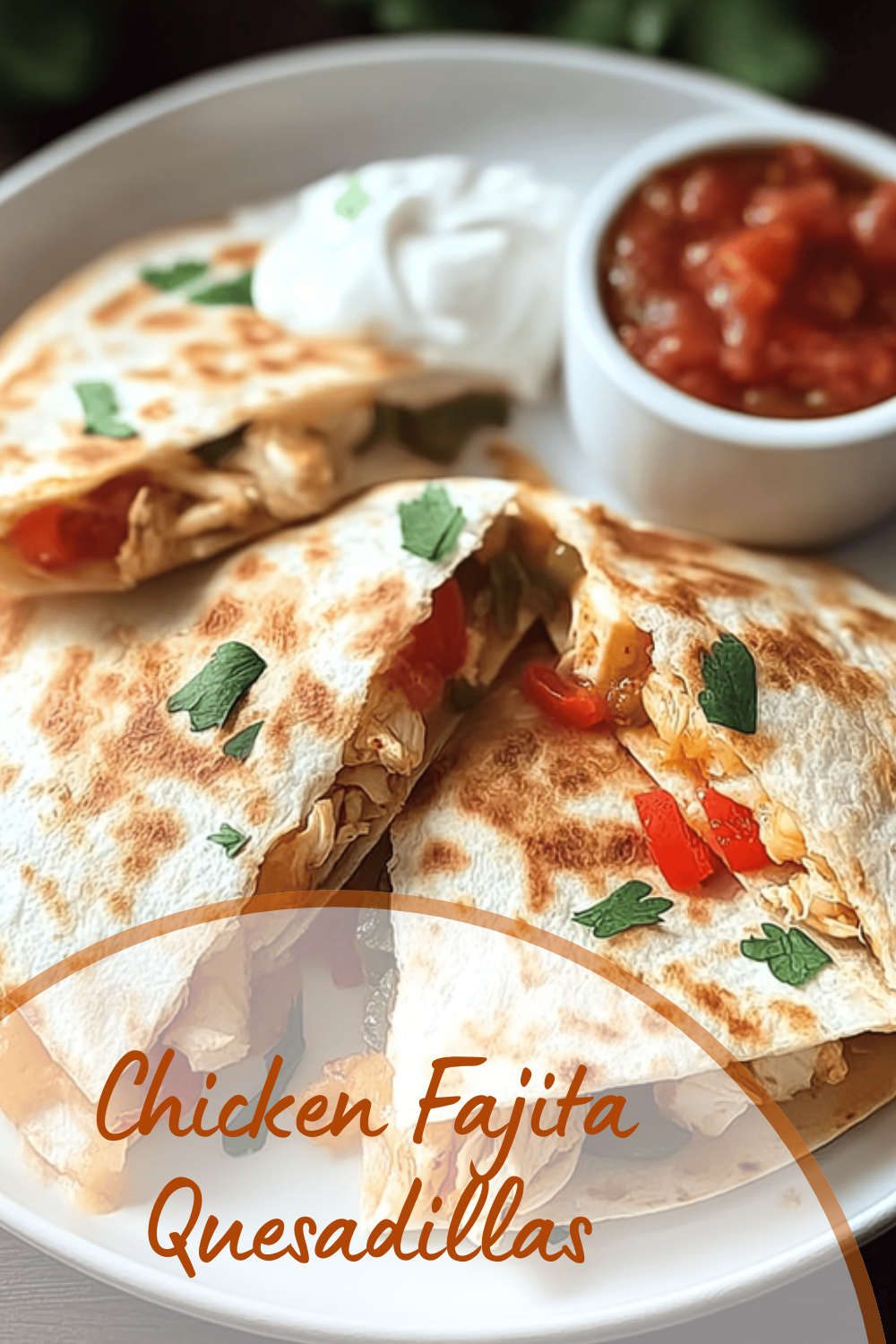 Chicken Fajita Quesadillas