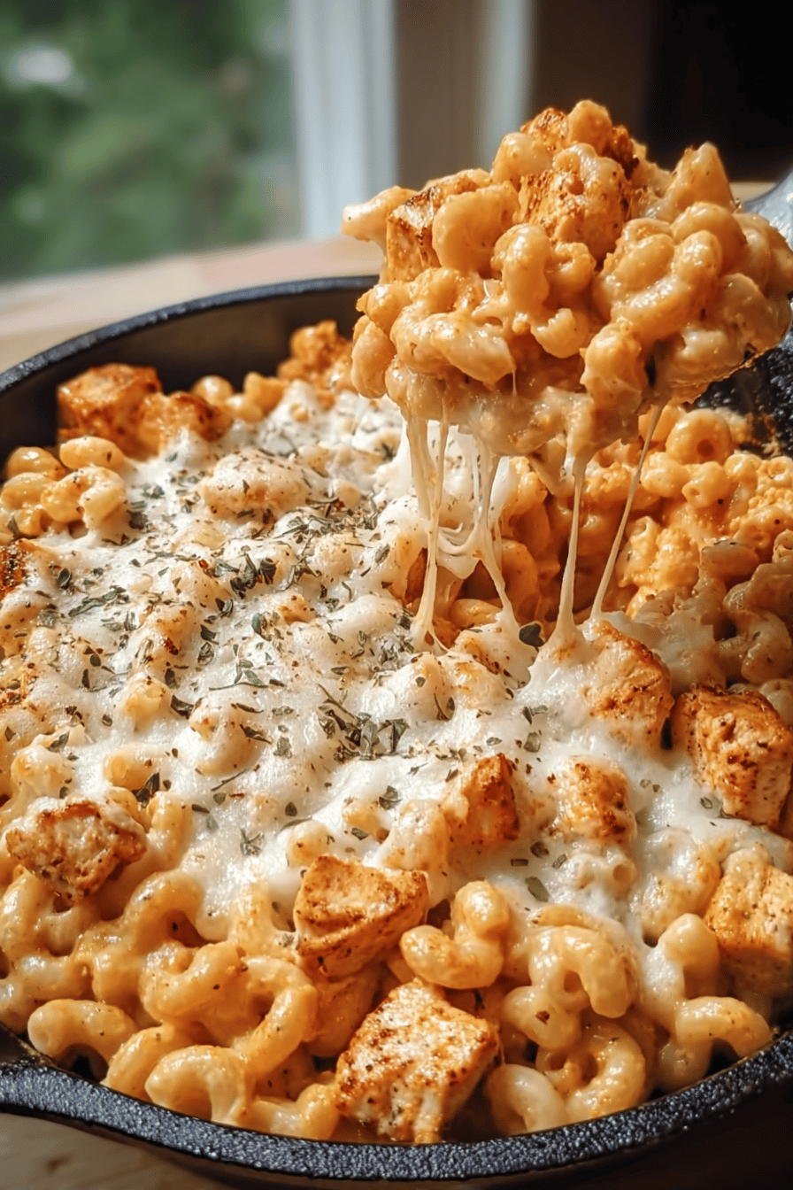 Chicken Parmesan Mac Cheese