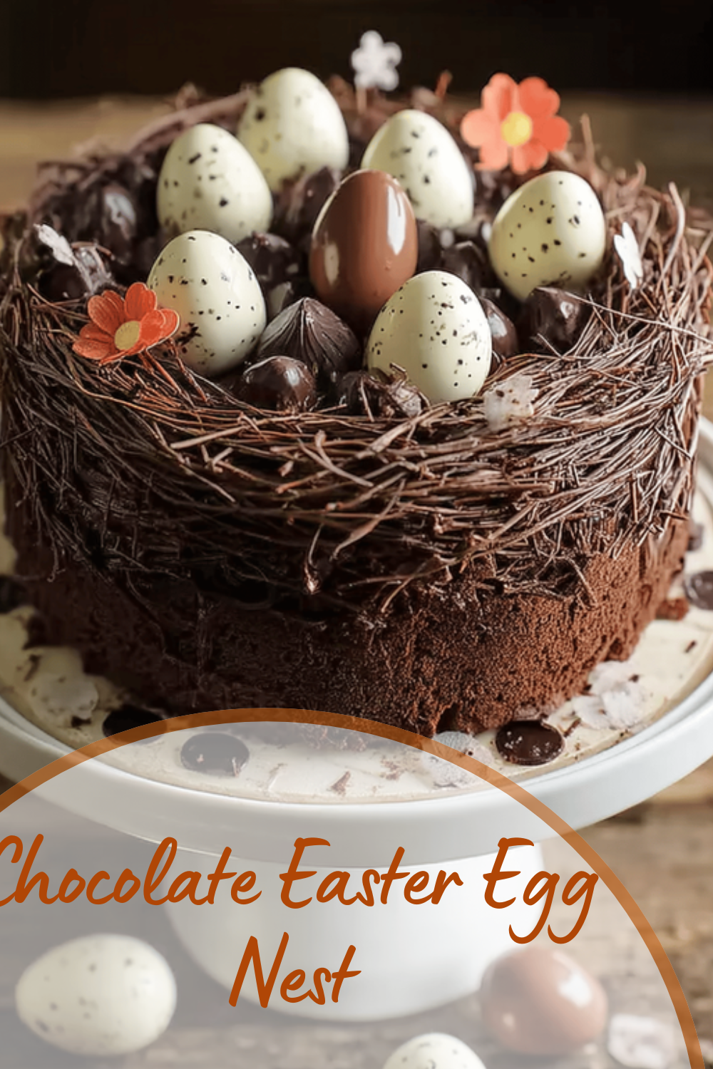 Chocolate Easter Egg Nest