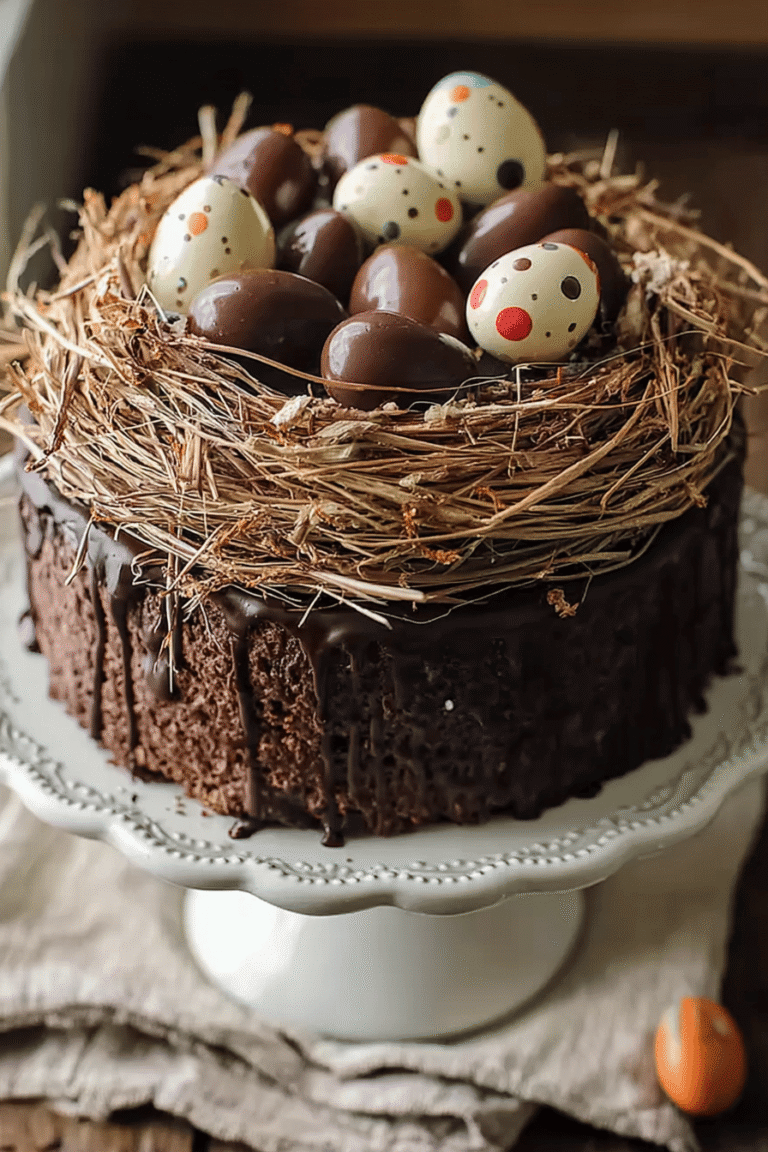 Chocolate Easter Egg Nest 63.Png