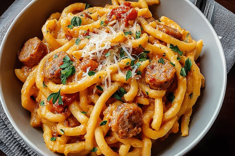 Creamy Cajun Sausage Pasta 77.Png
