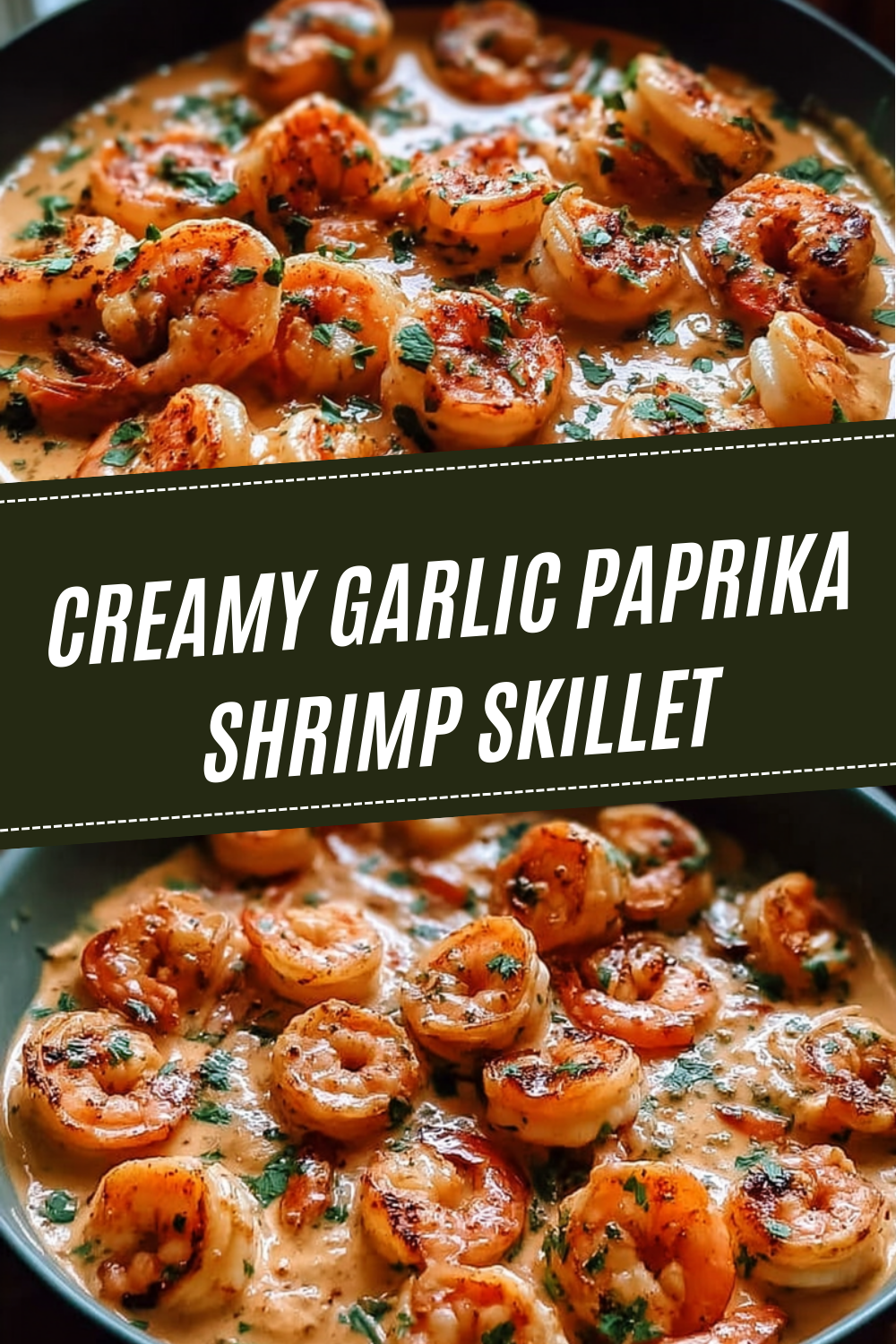 Creamy Garlic Paprika Shrimp Skillet