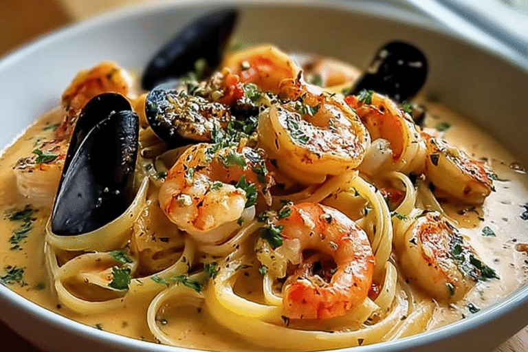 Creamy Garlic Seafood Pasta 7.Png