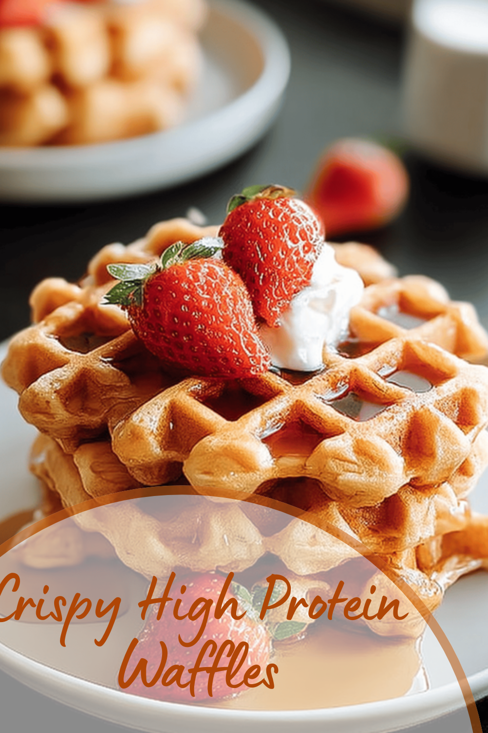 Crispy High Protein Waffles