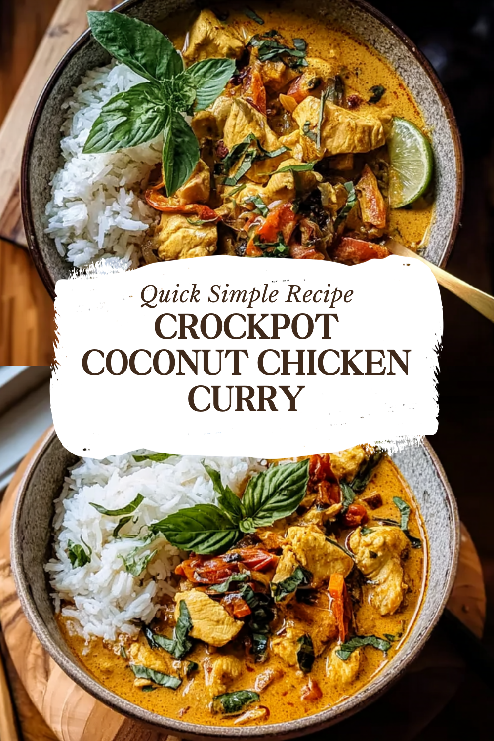Crockpot Coconut Chicken Curry