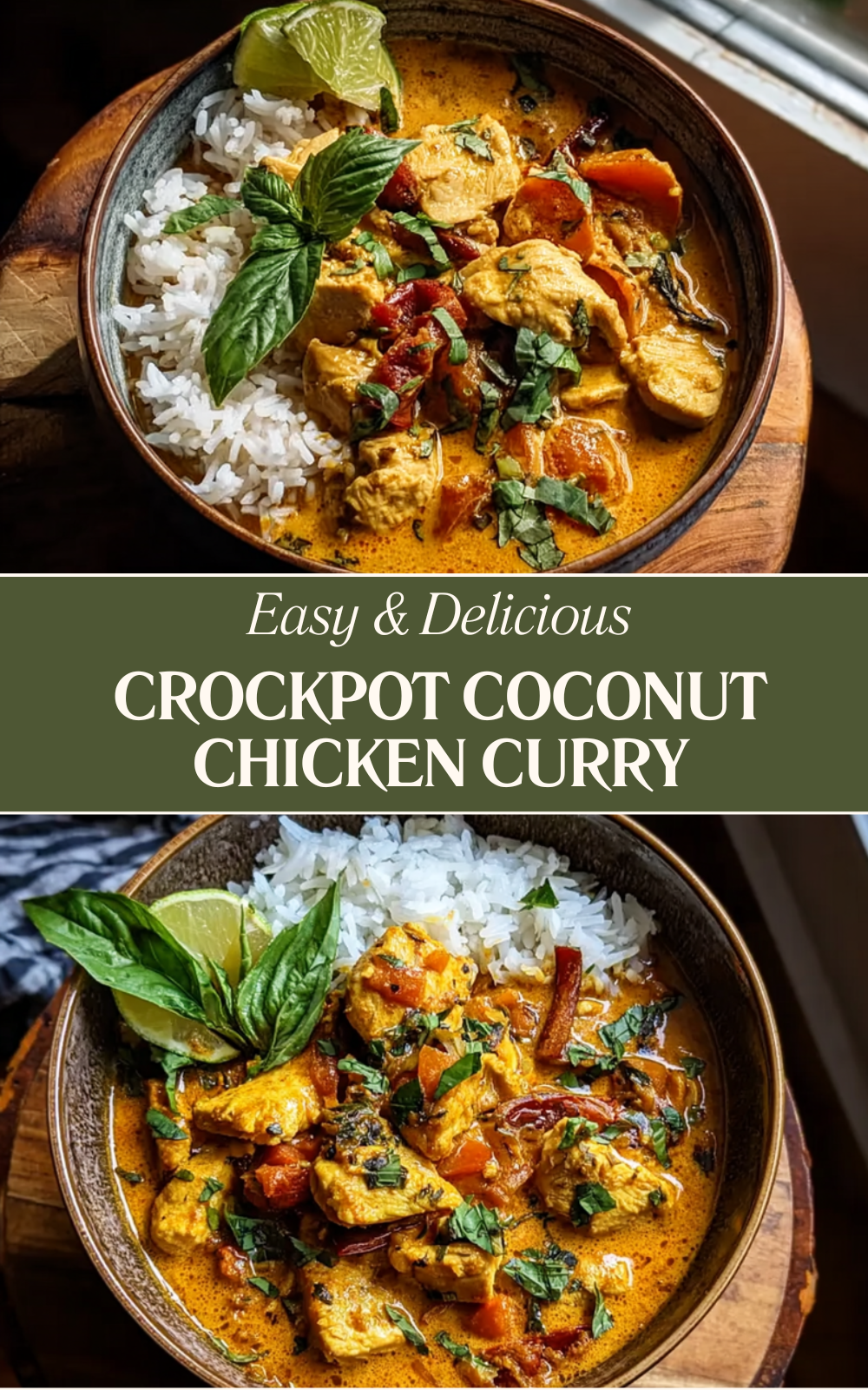 Crockpot Coconut Chicken Curry