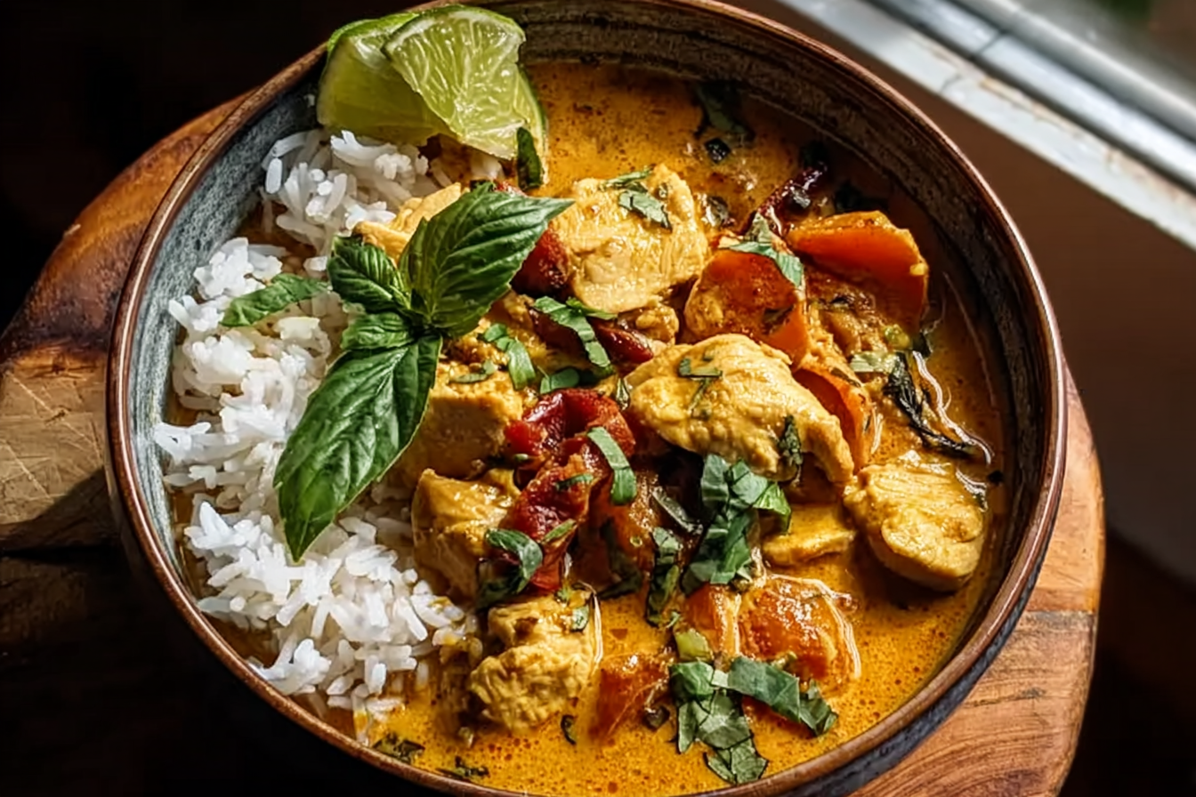 Crockpot Coconut Chicken Curry