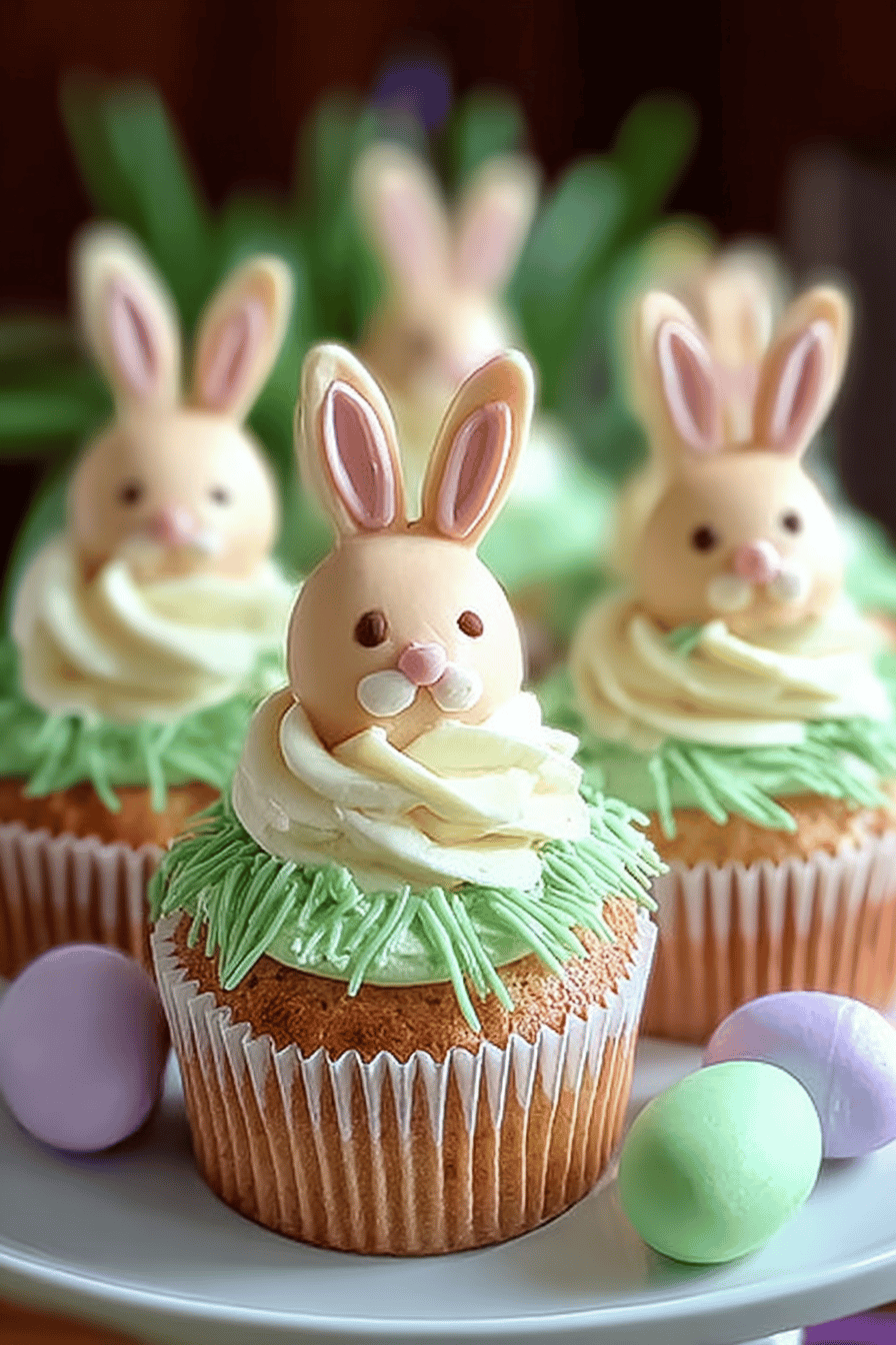 Easter Bunny Cupcakes