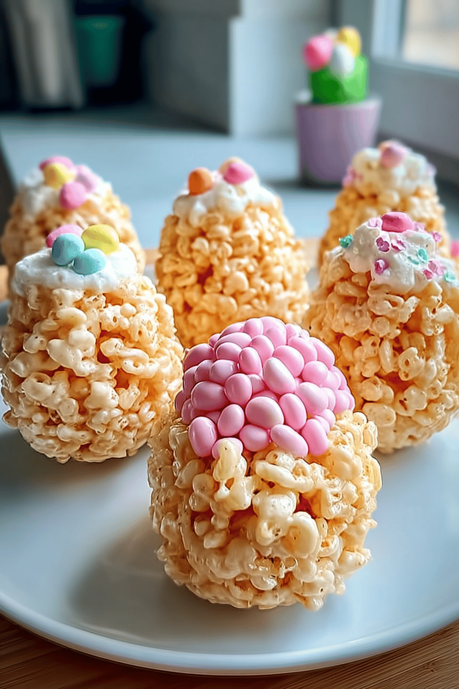 Easter Rice Krispies Eggs