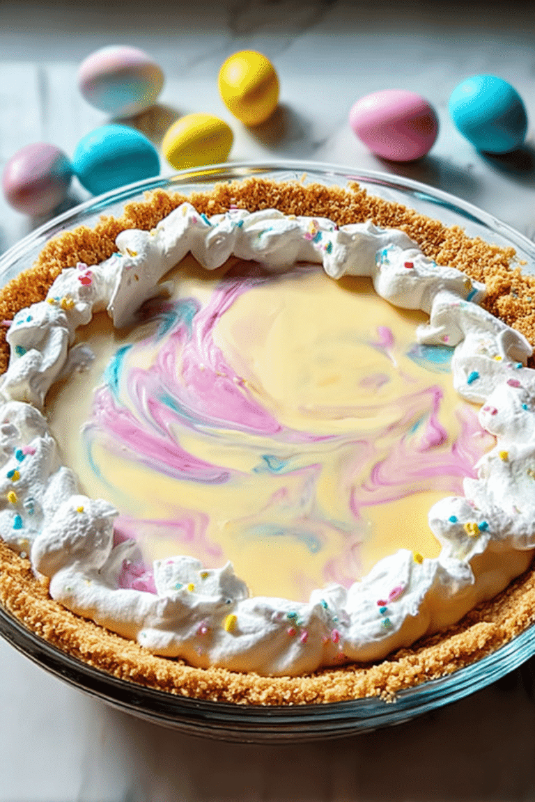 Easter Swirl Cheesecake Pie 97.Png