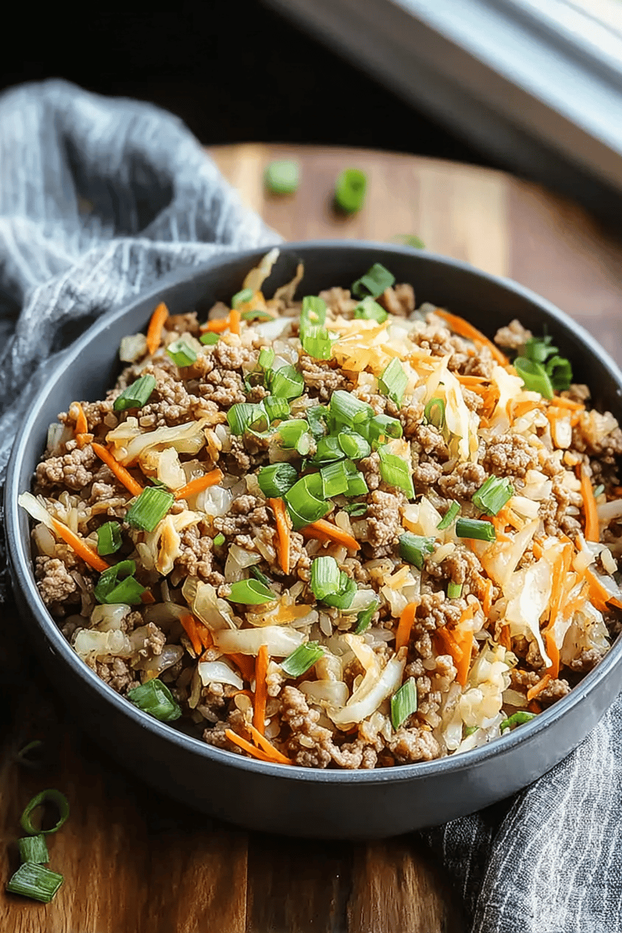 Egg Roll Bowl