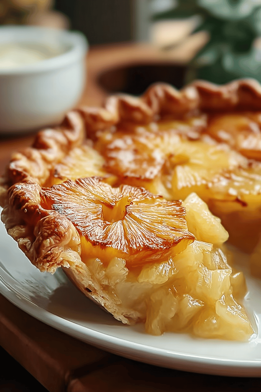 Fluffy Easter Pineapple Pie