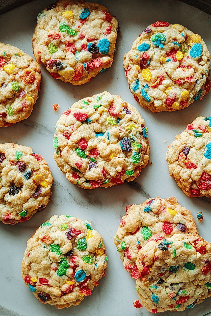 Fruity Pebbles Cookies
