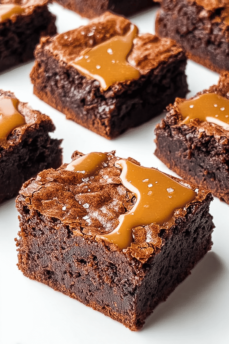 Fudgy Chocolate Caramel Brownies 32.Png