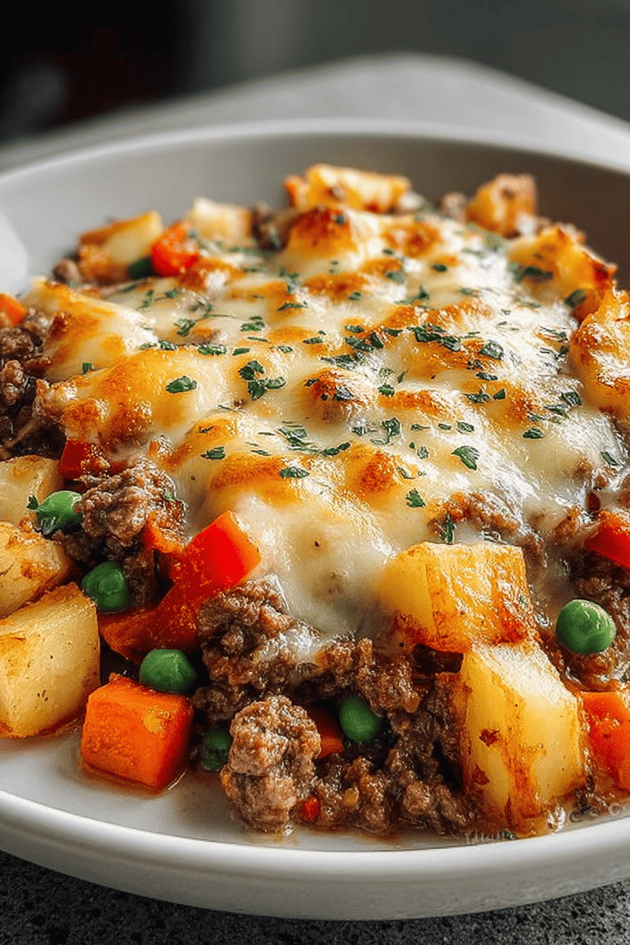 Ground Beef Veggie Casserole