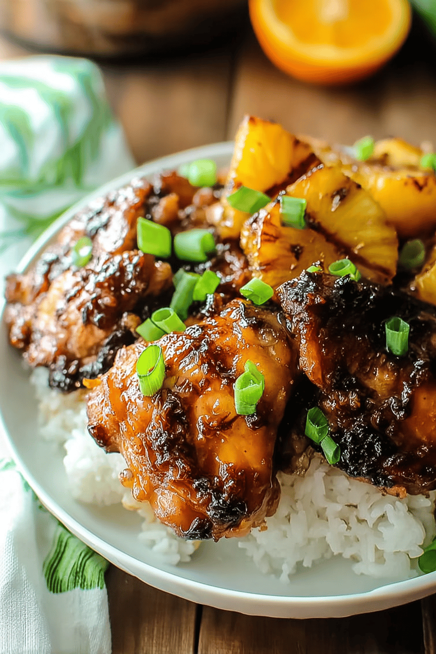 Hawaiian Chicken Thighs