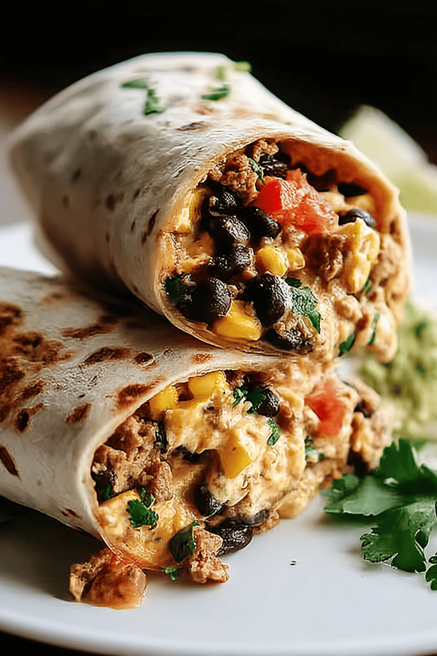 High Protein Breakfast Burritos