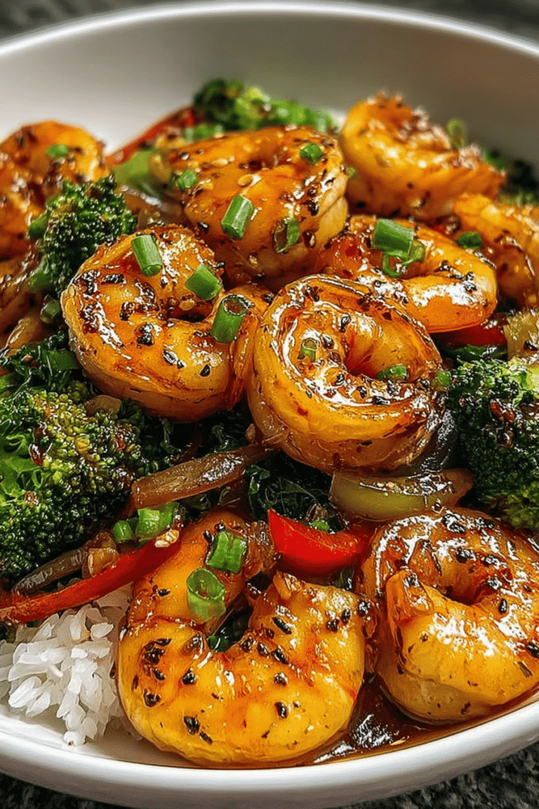 Honey Garlic Shrimp Stir Fry 99.Png