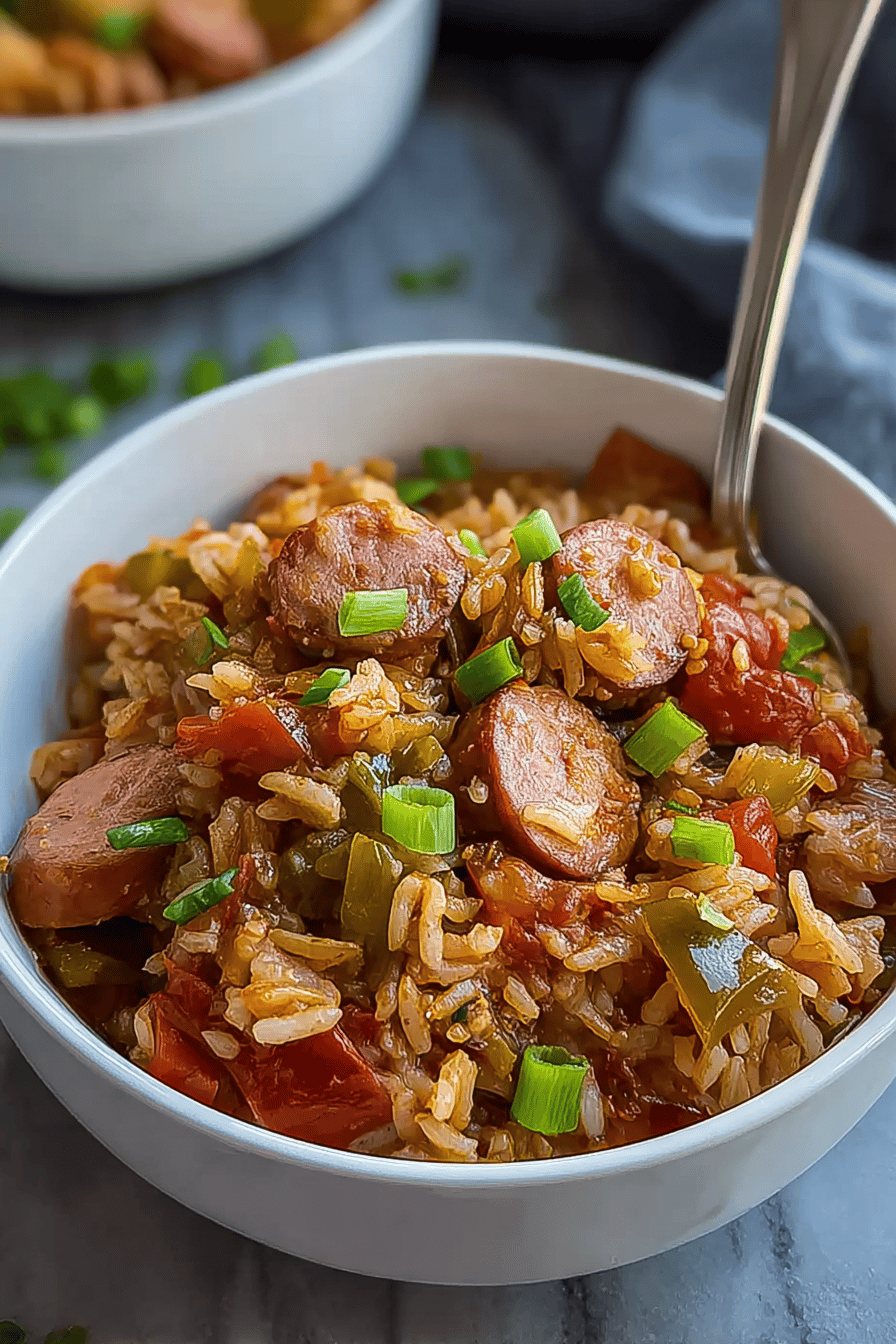 Instant Pot Chicken Sausage Jambalaya