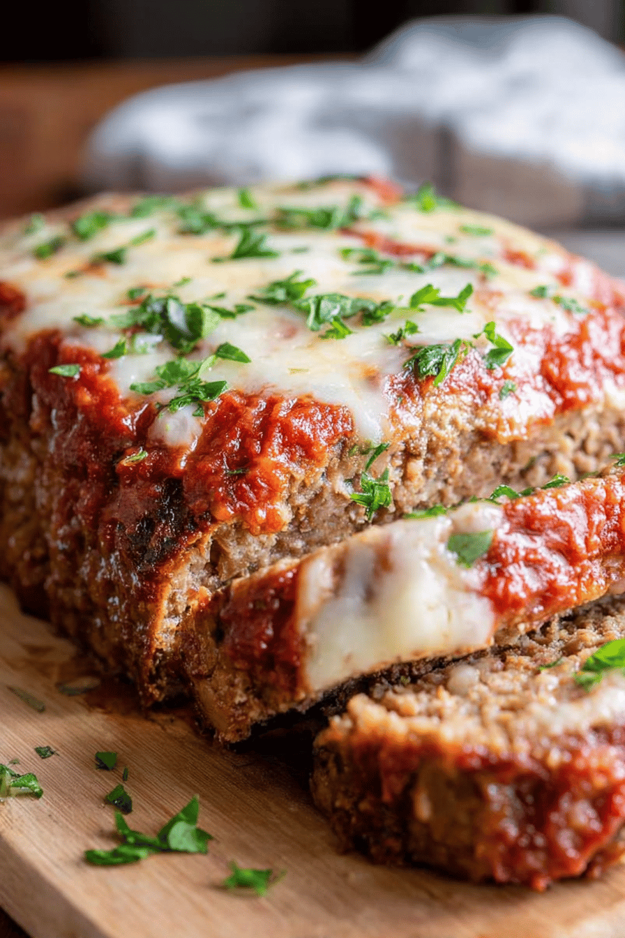 Italian Meatloaf Marinara Cheese