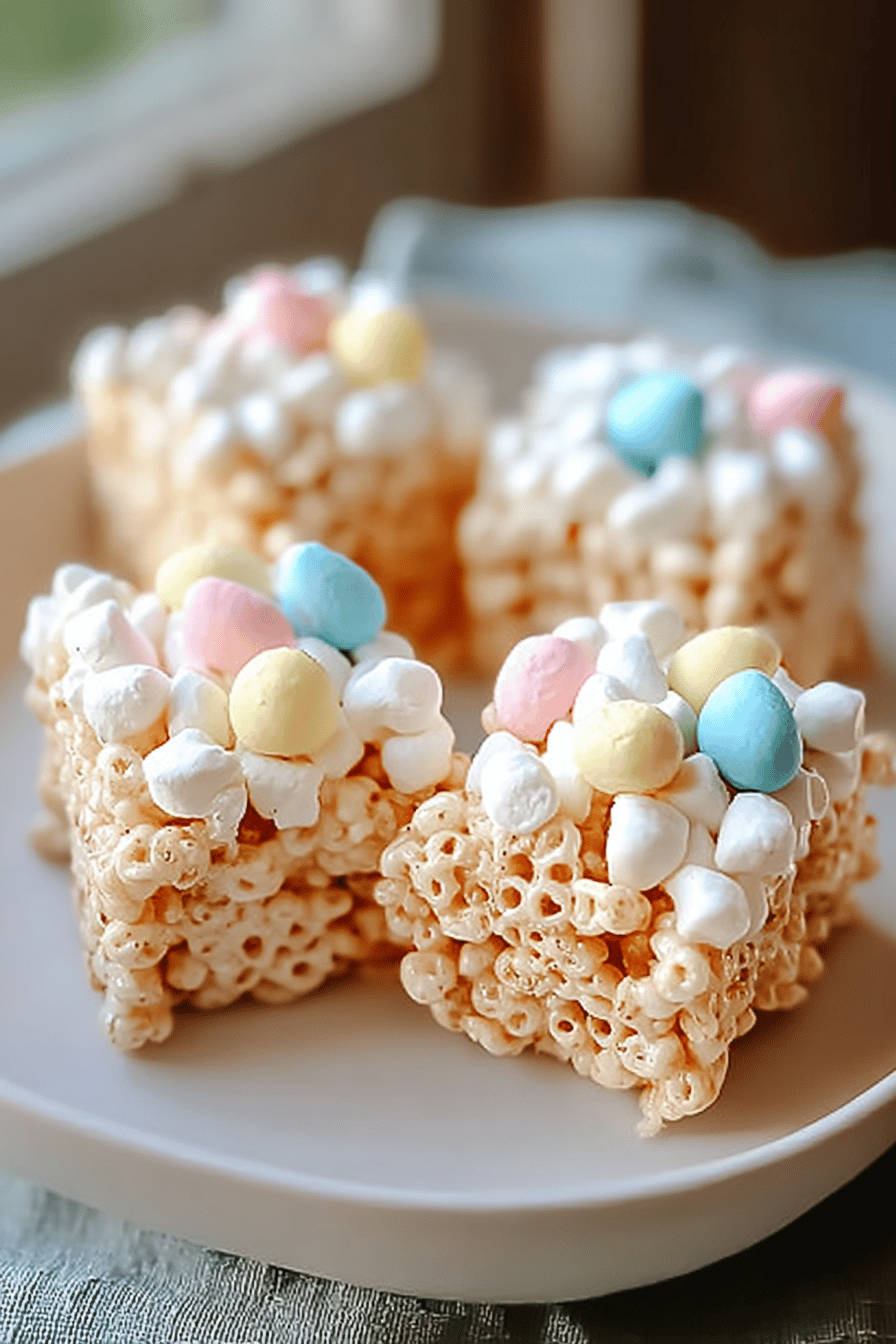Krispies Easter Egg Nests