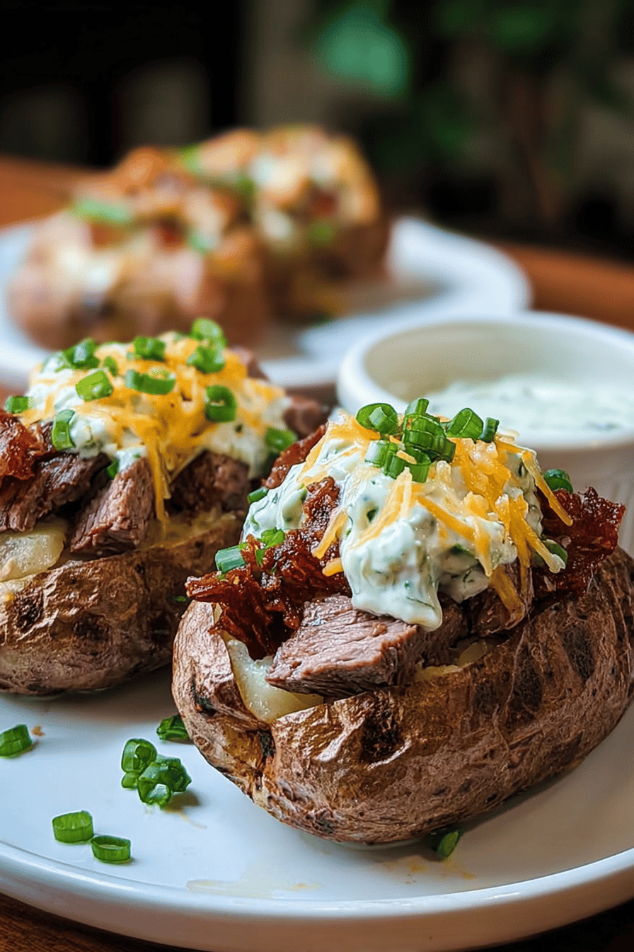 Loaded Baked Potato Steak