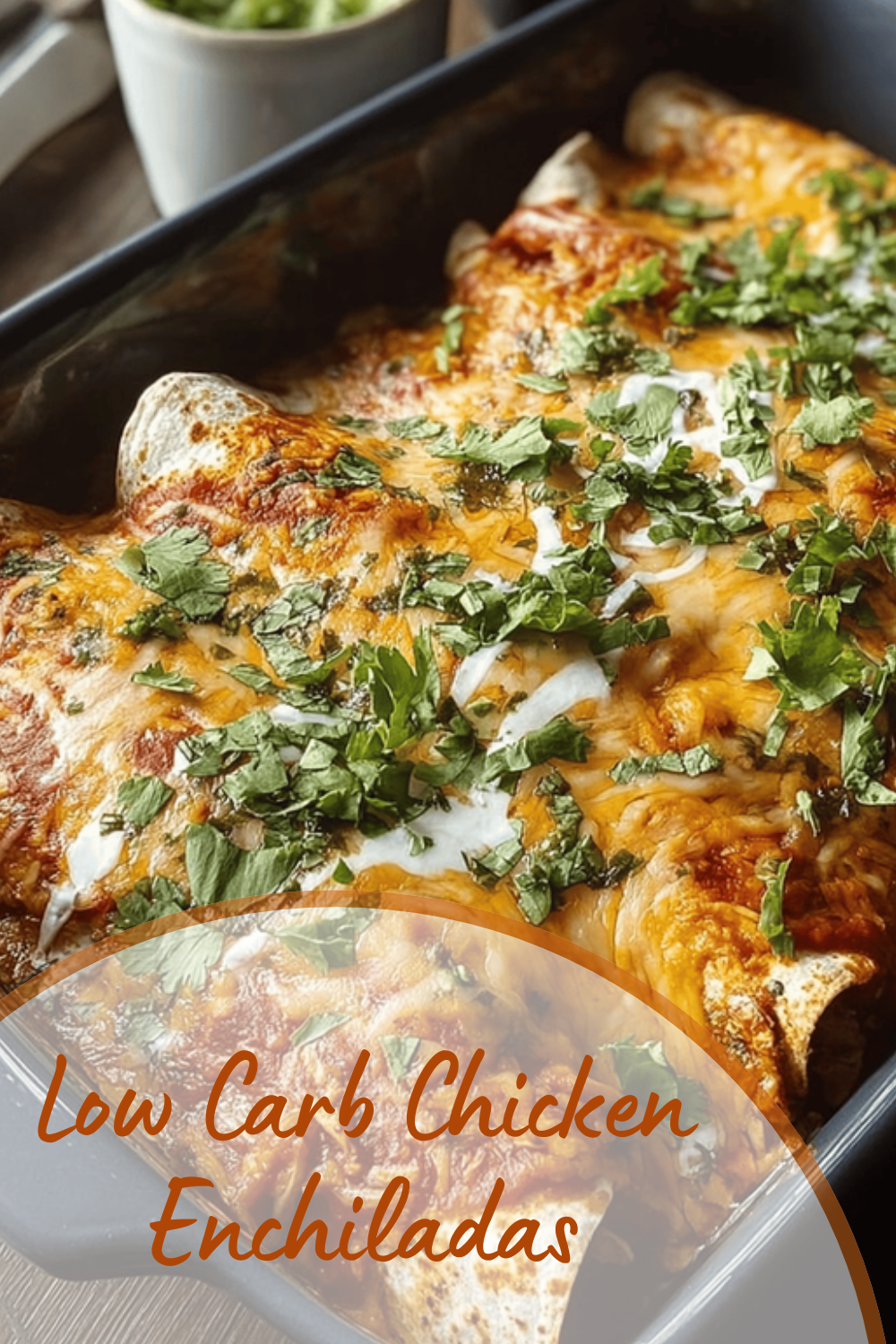 Low Carb Chicken Enchiladas