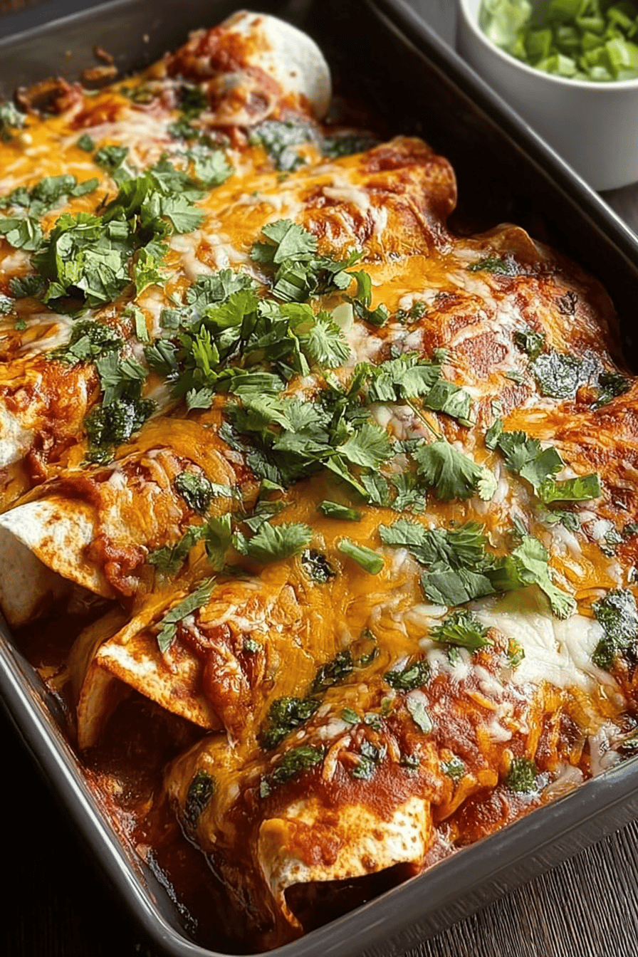 Low Carb Chicken Enchiladas