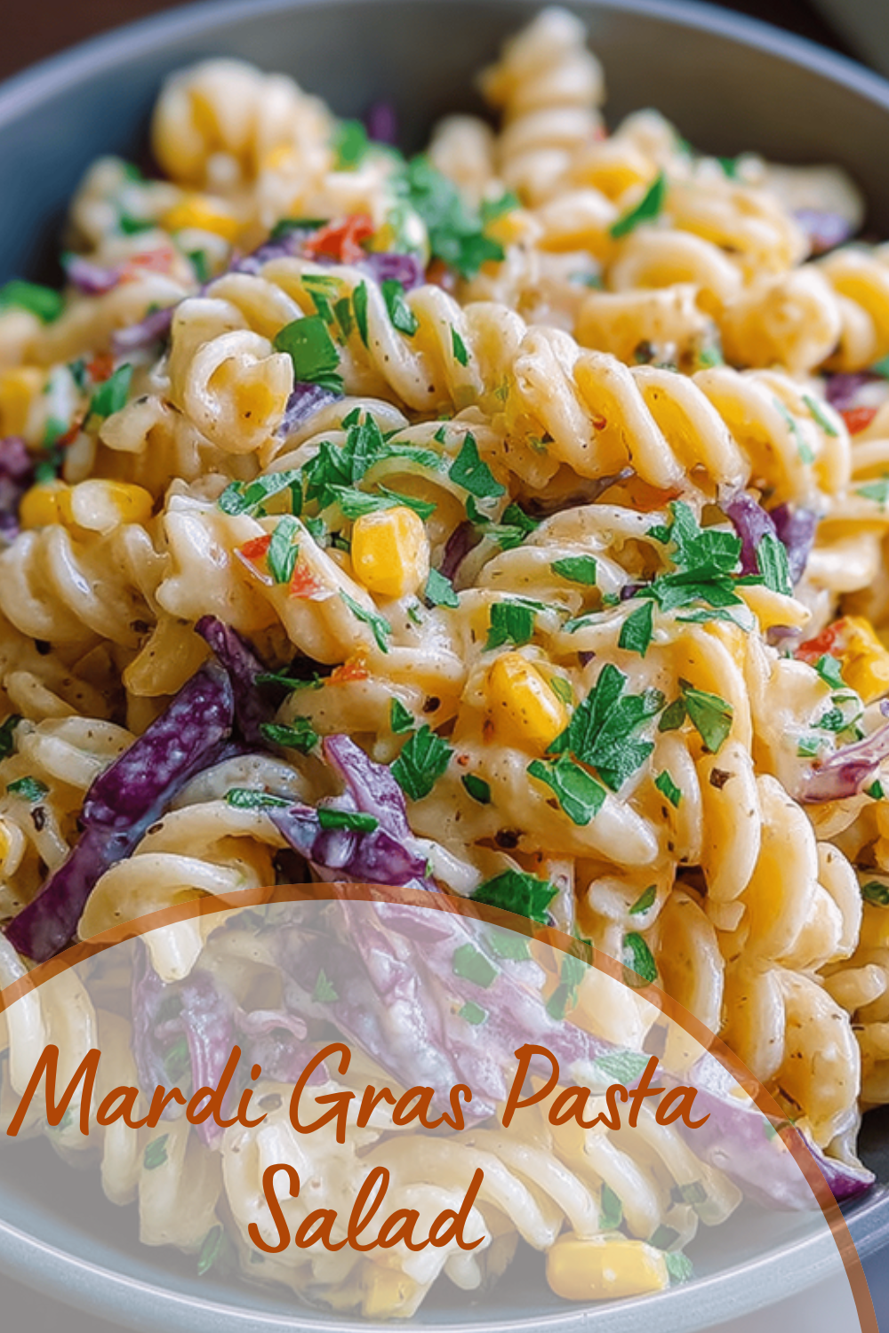 Mardi Gras Pasta Salad