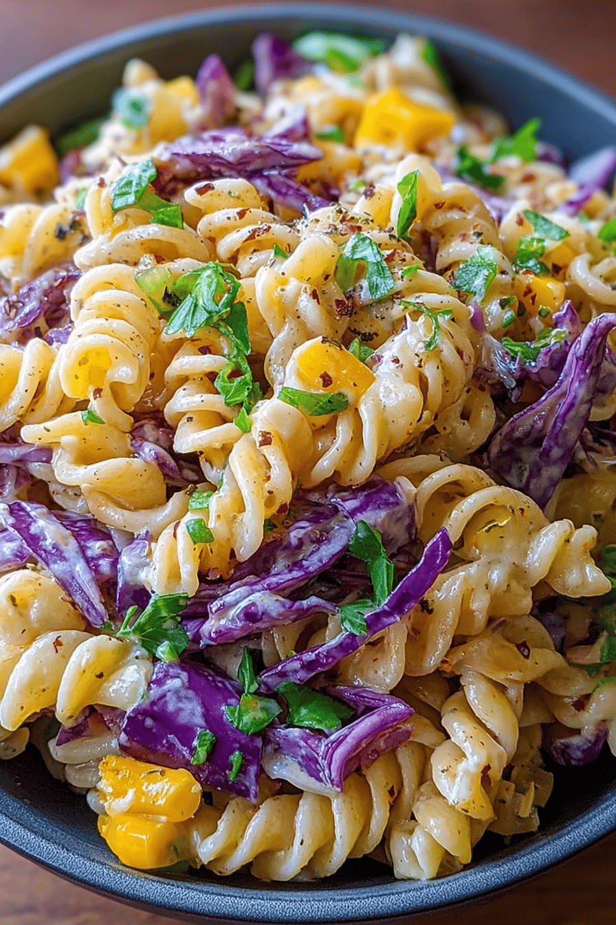 Mardi Gras Pasta Salad