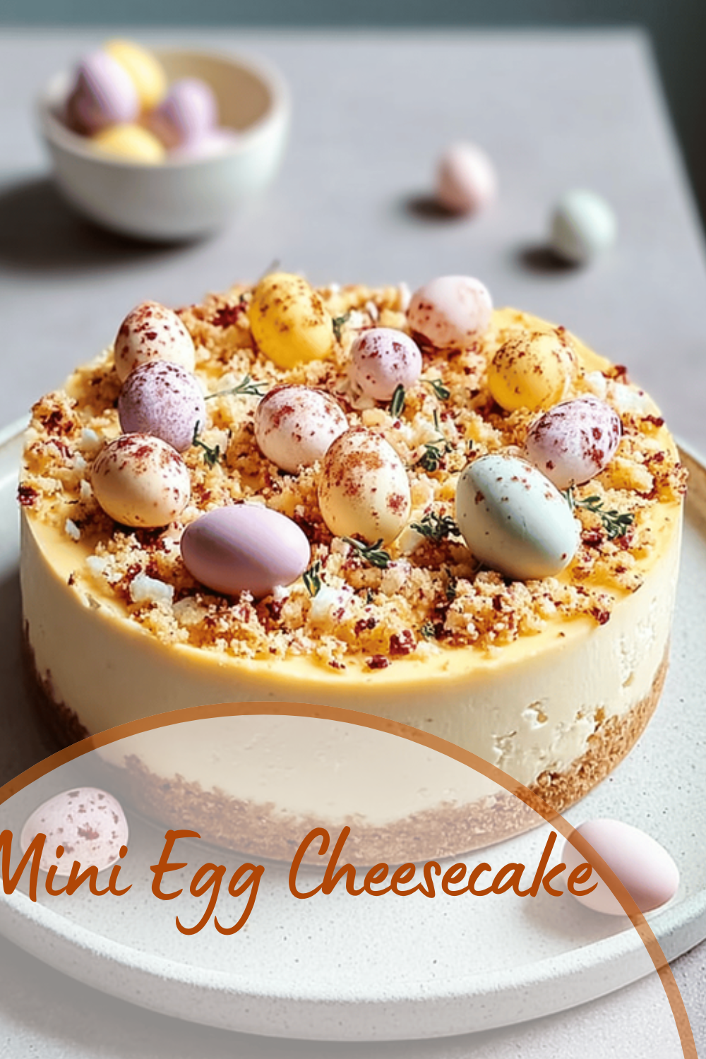 Mini Egg Cheesecake