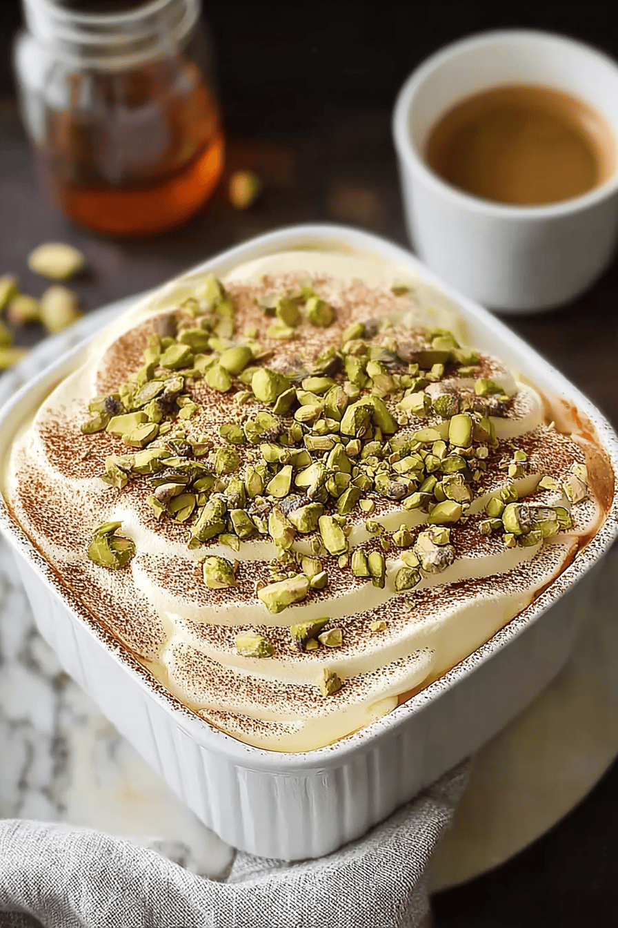 Pistachio Tiramisu