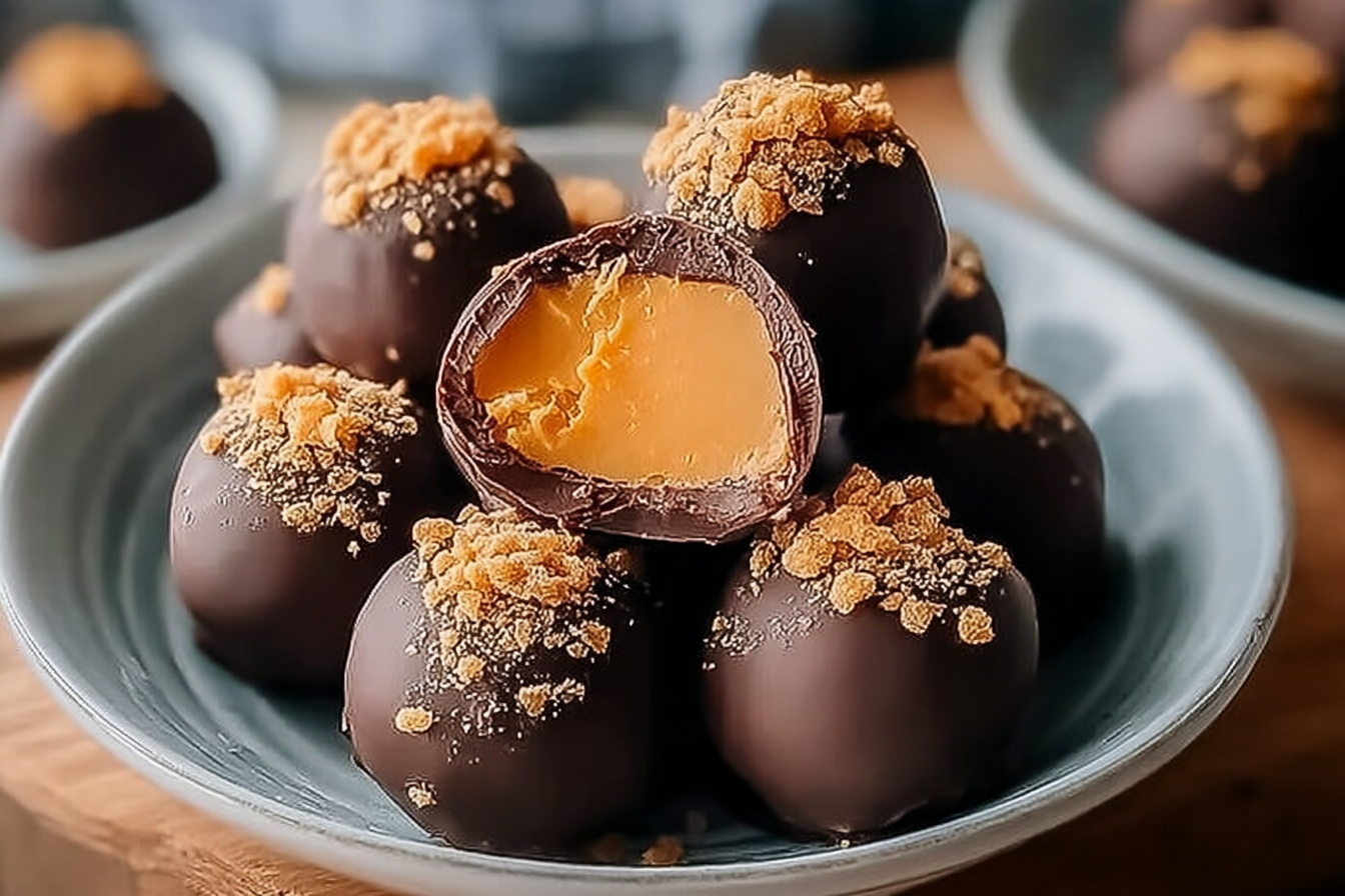 Pumpkin Cheesecake Truffles