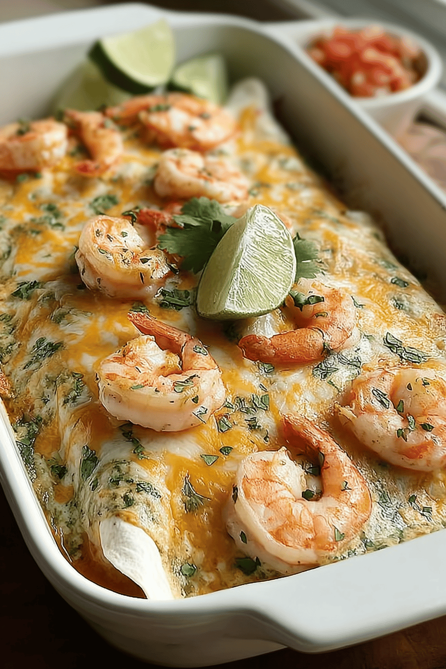 Shrimp Enchiladas