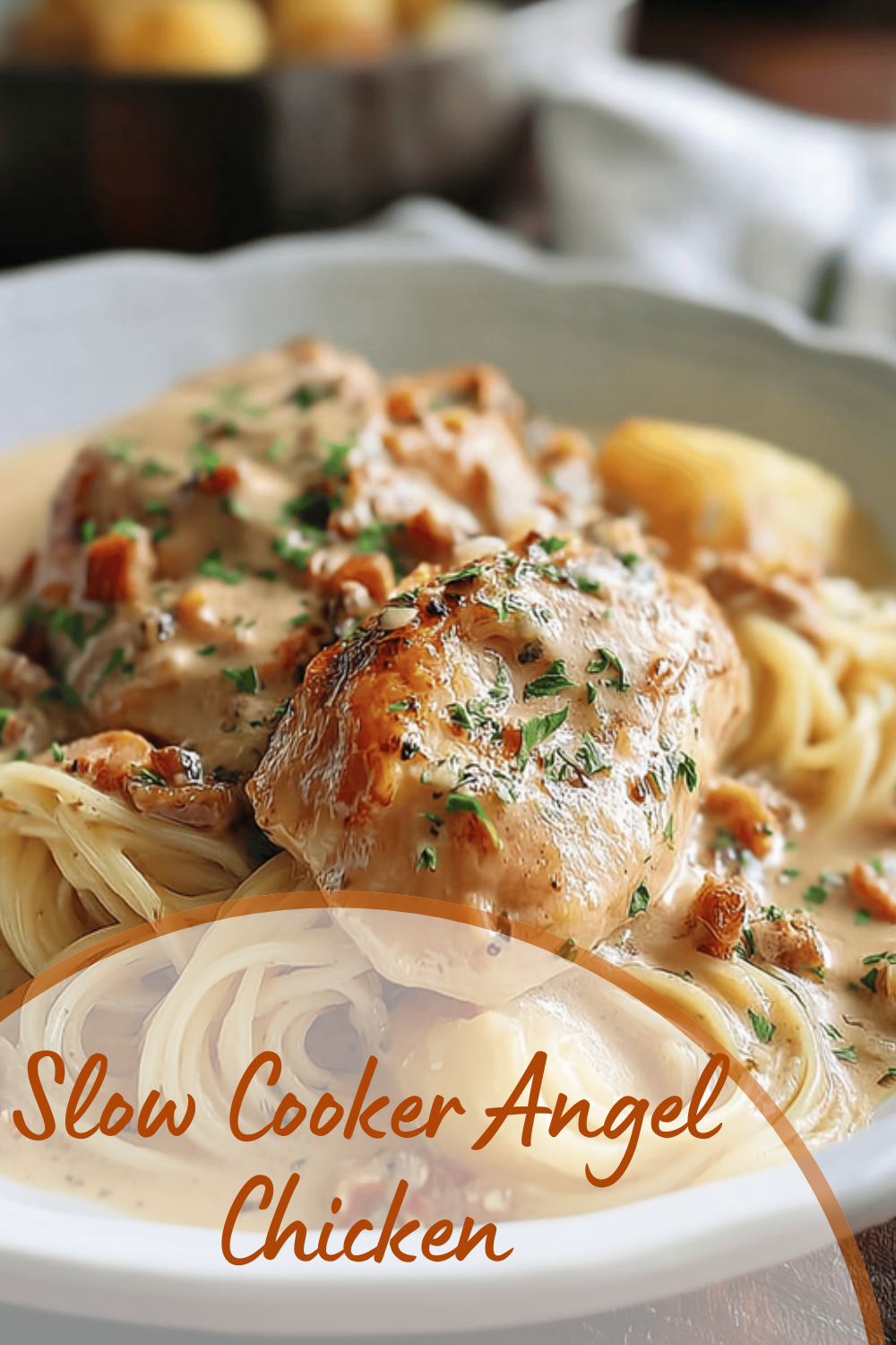 Slow Cooker Angel Chicken